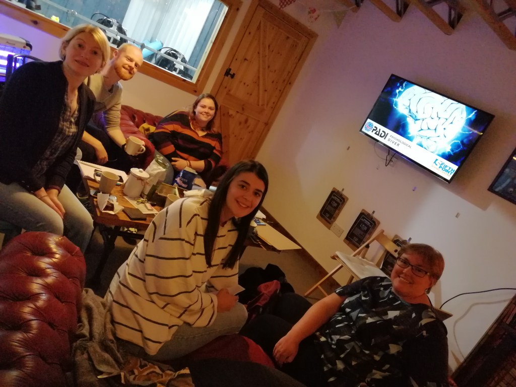 Scuba Divers in North-East England completing PADI Psychological Diver